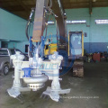 Hydraulic driven excavator submersible sand slurry suction dredge pump with excavator